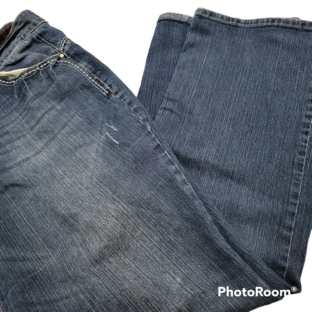 LANE BRYANT BOOTCUT TUMMY TIGHTER DENIM JEANS SIZE 24 - Picture 7 of 11